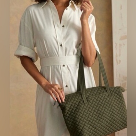 Vera Bradley Lyla Tote Bag Ivy Green - Picture 4 of 8